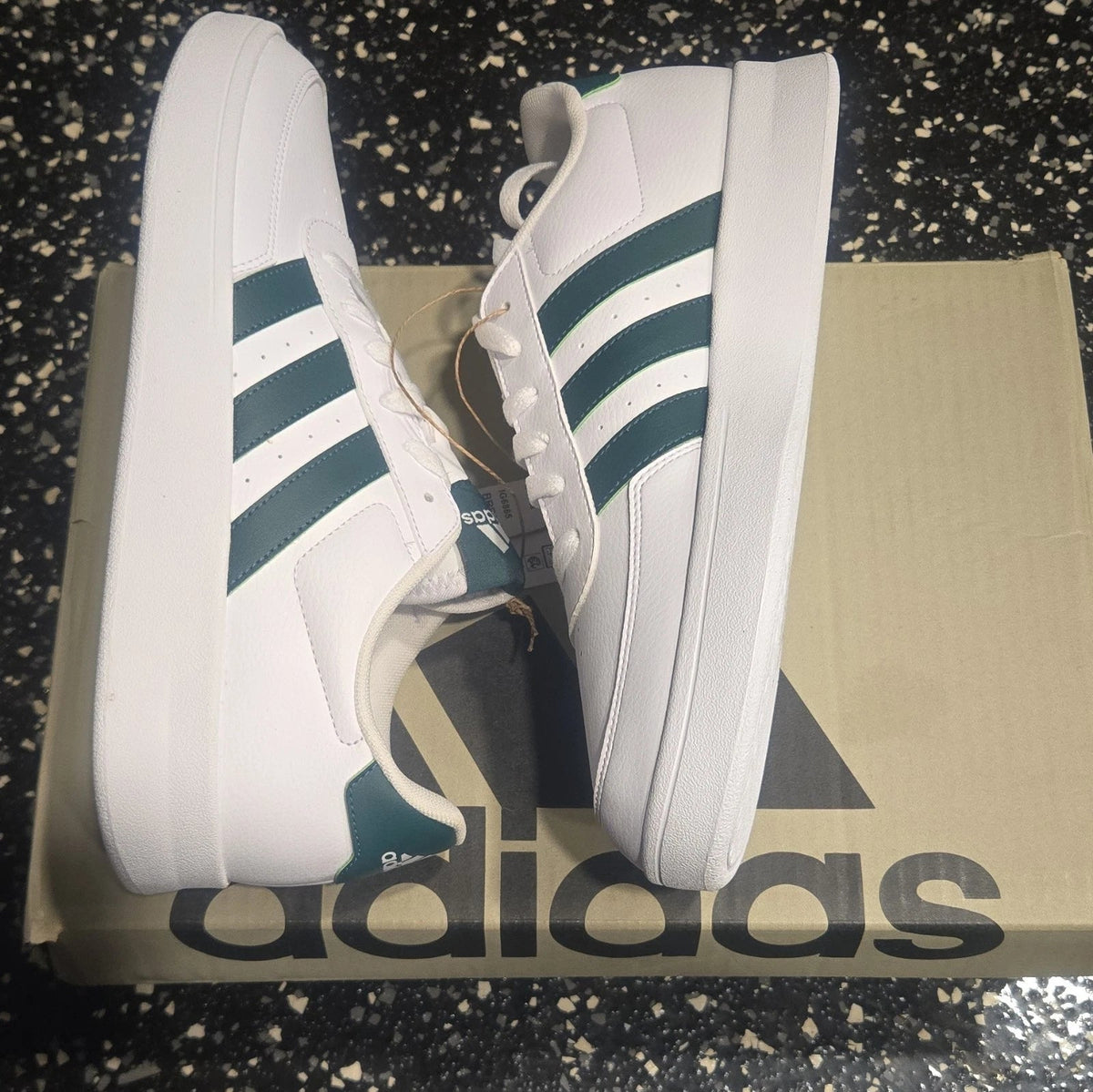 Adidas Breaknet 2.0 Leather Lace-Up - Shoe Boxs
