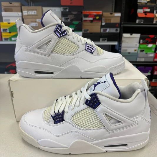 Air Jordan 4 Retro Court Purple - Shoe Boxs