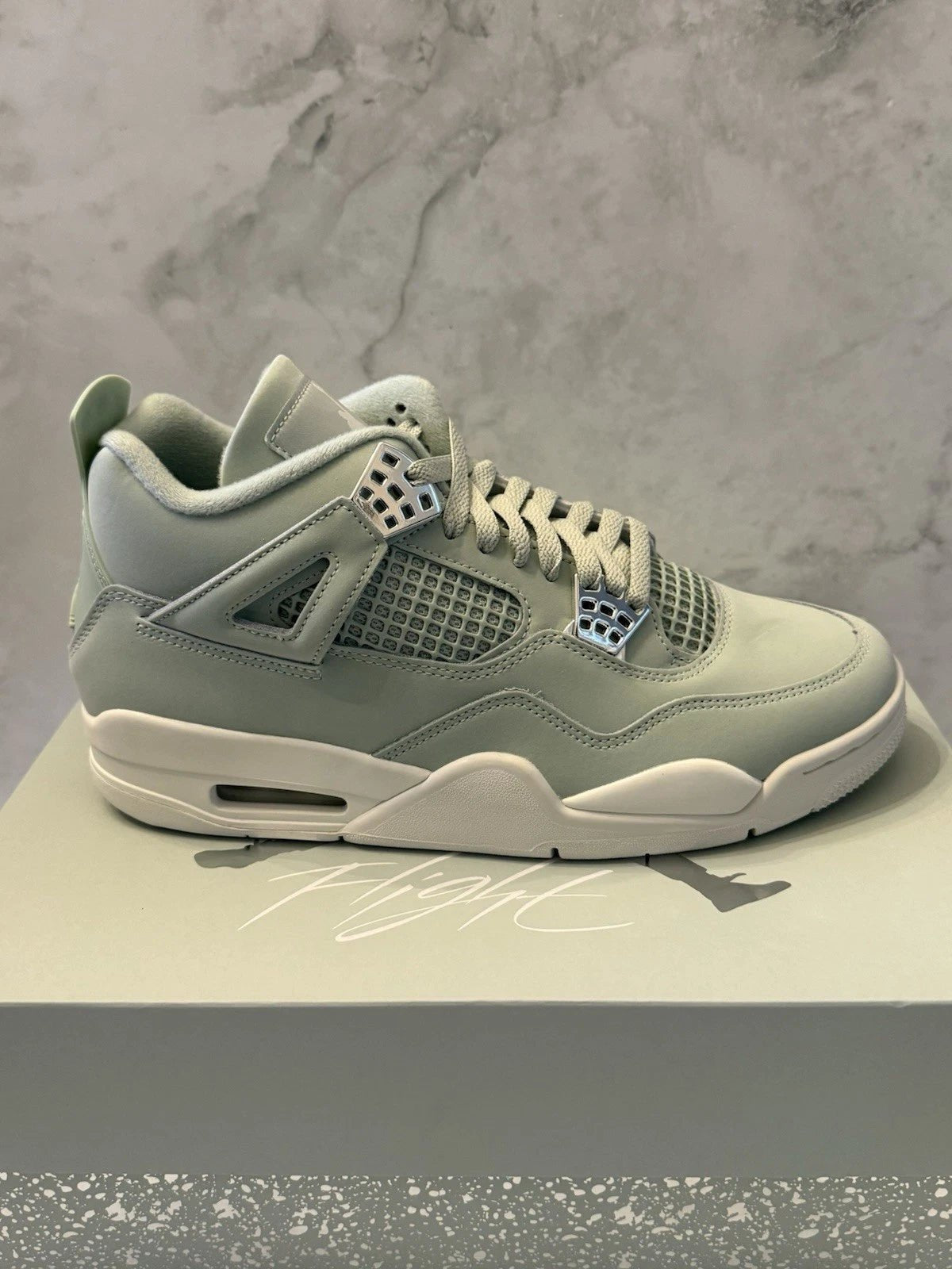 Nike Air Jordan 4 Retro Seafoam Shoes - Shoe Boxs