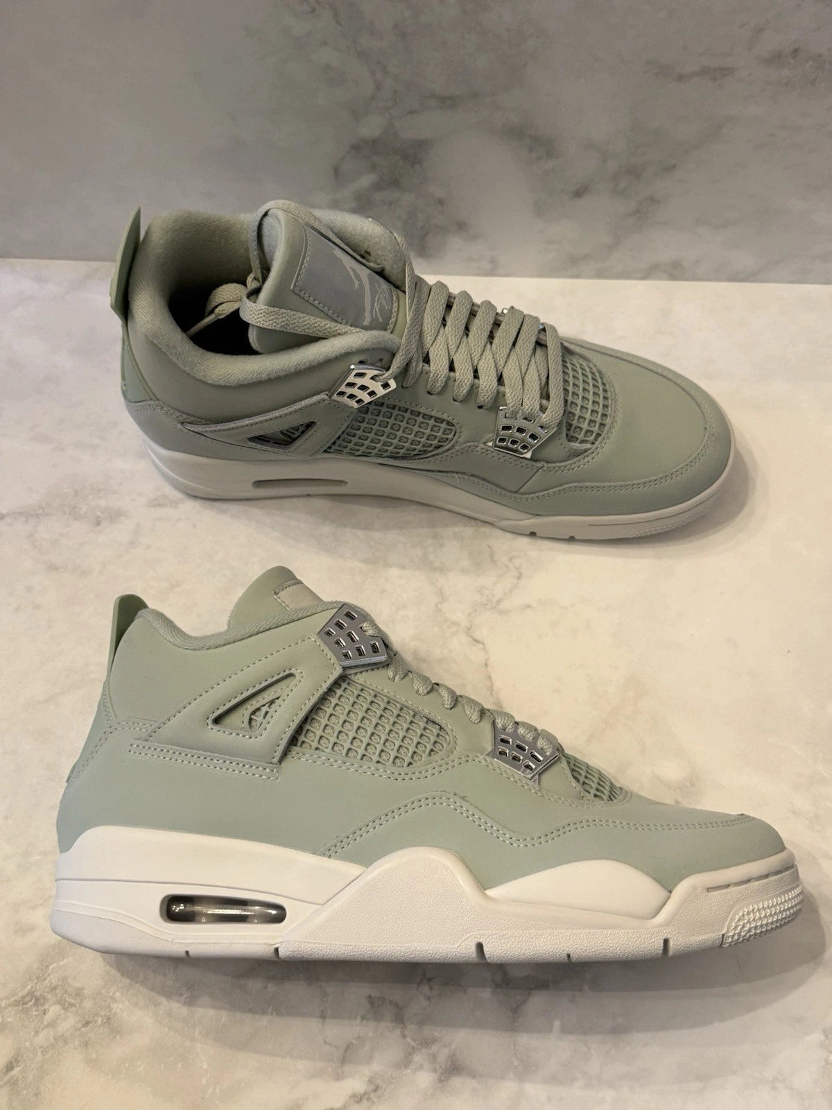 Nike Air Jordan 4 Retro Seafoam Shoes - Shoe Boxs