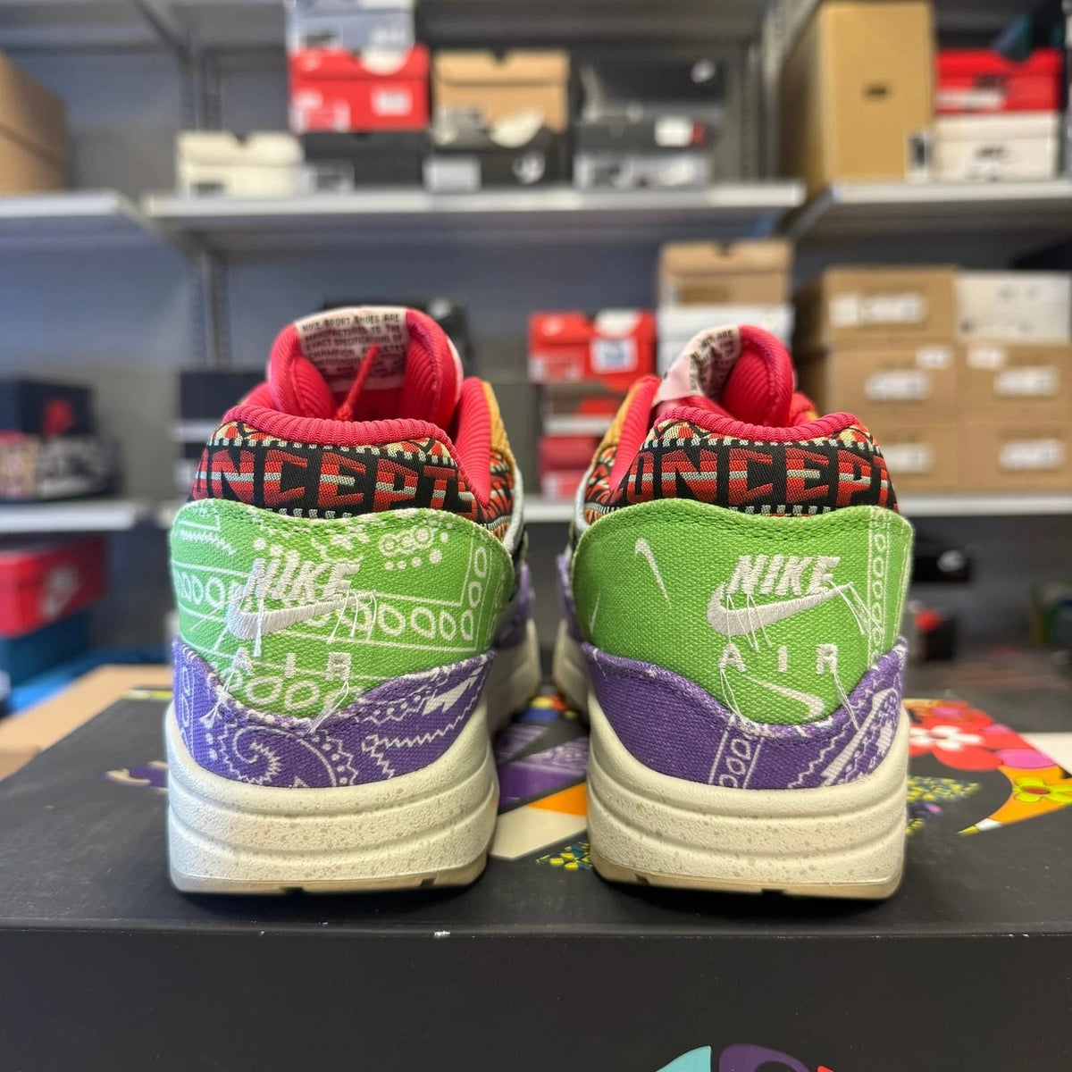 Nike Air Max 1 SP Concepts - Shoe Boxs