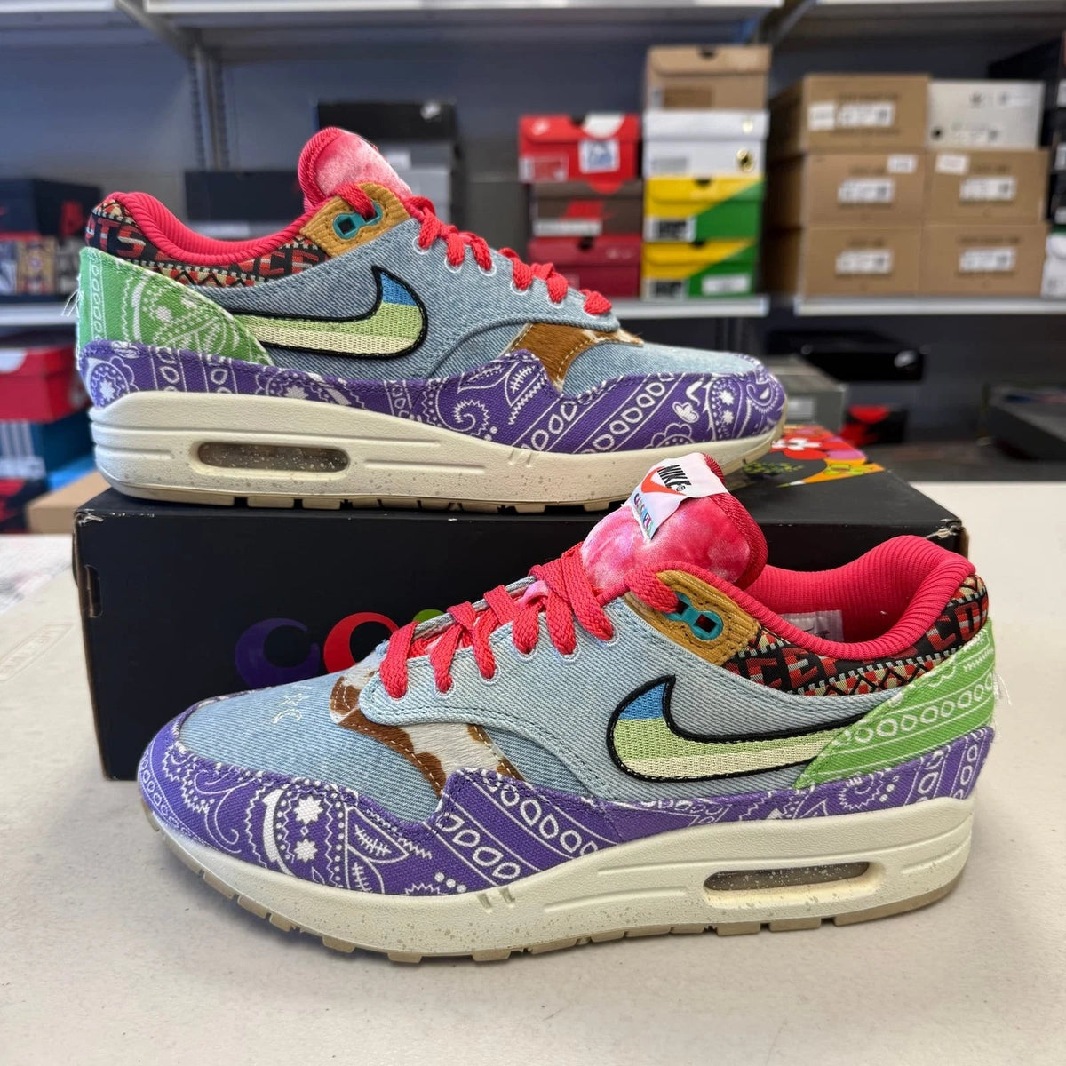 Nike Air Max 1 SP Concepts - Shoe Boxs