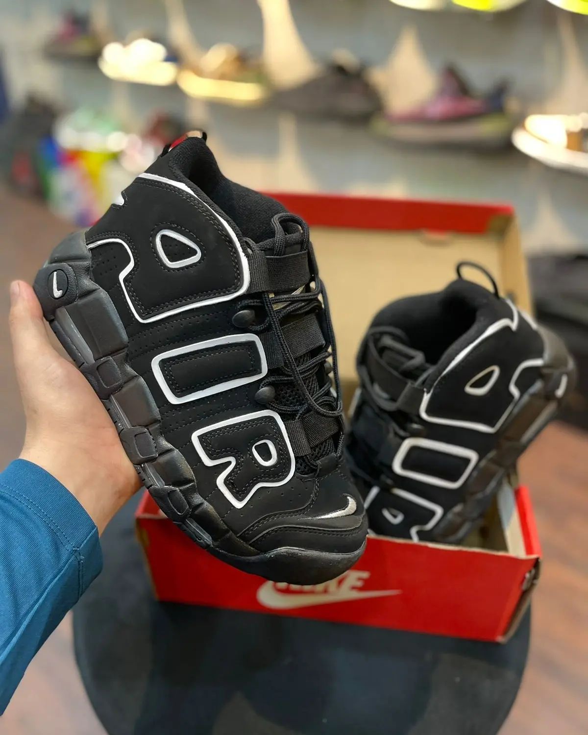 Nike Air More Uptempo Black - Smart Khareed