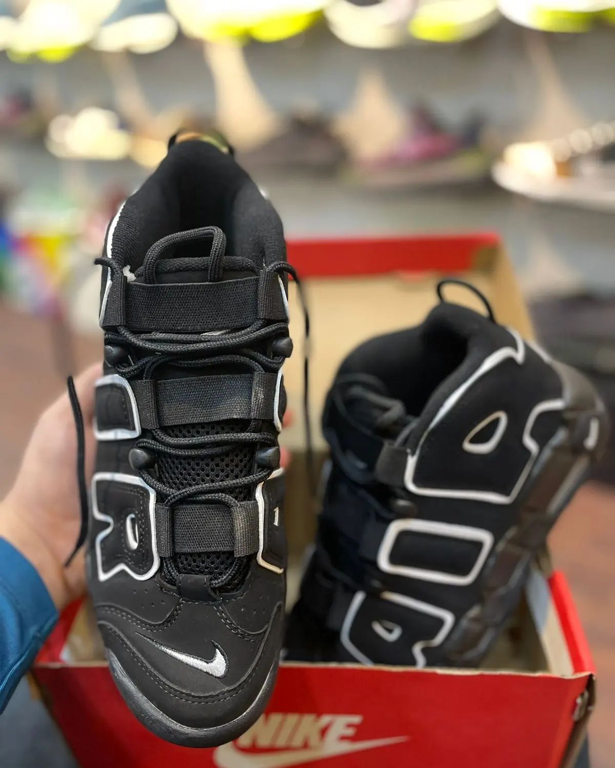 Nike Air More Uptempo Black - Smart Khareed