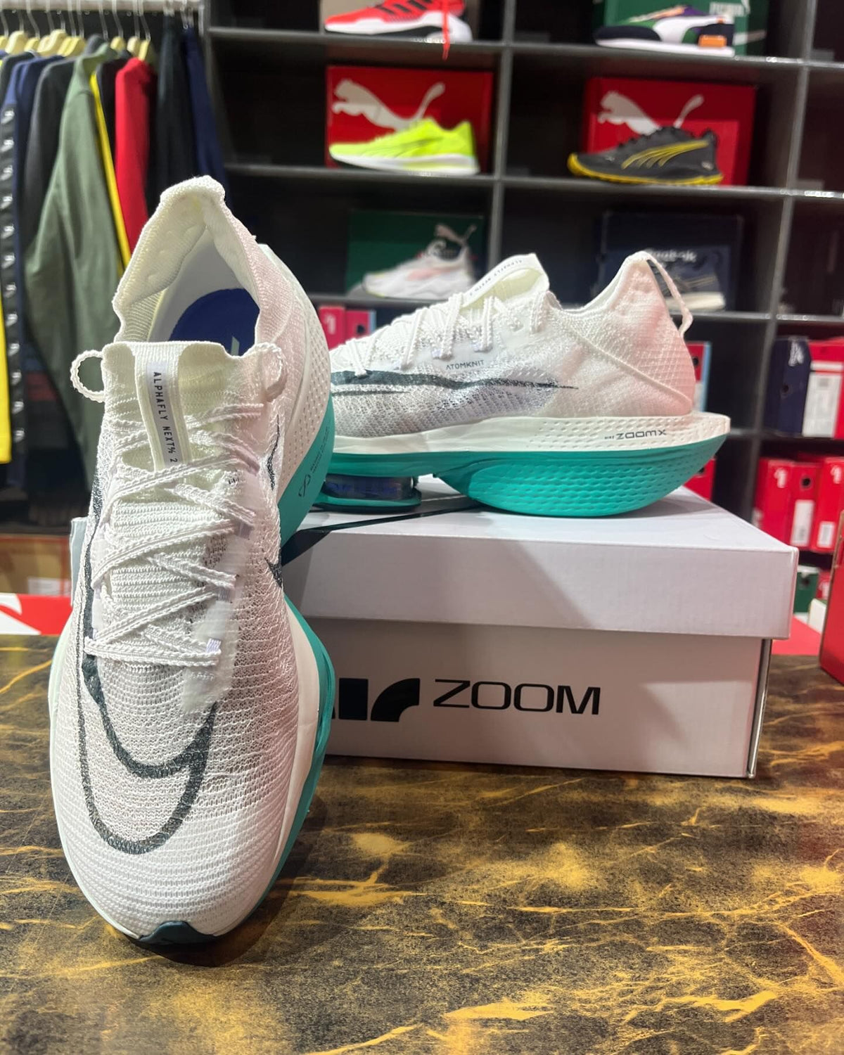 Nike Air Zoom Alpha Fly Next %2 White - Smart Khareed