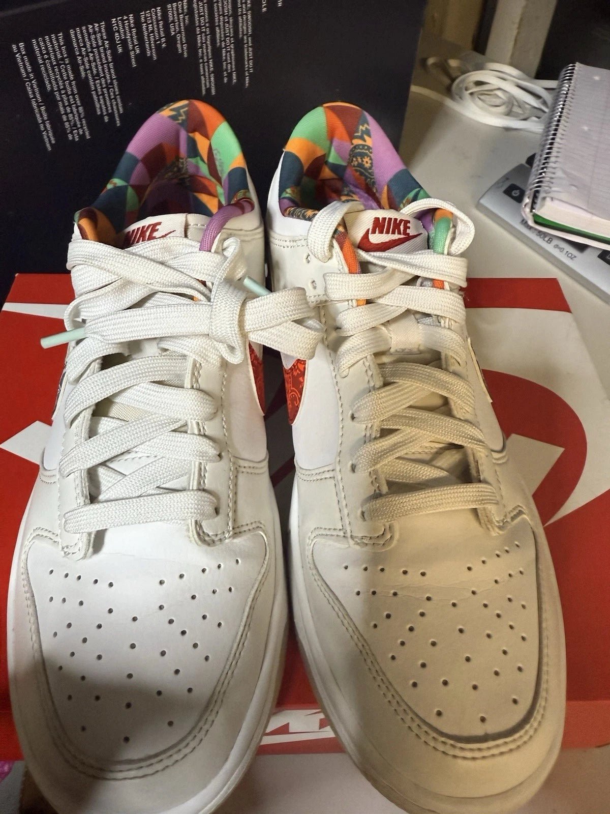 Nike Dunk Low Multi-Color Paisley - Shoe Boxs