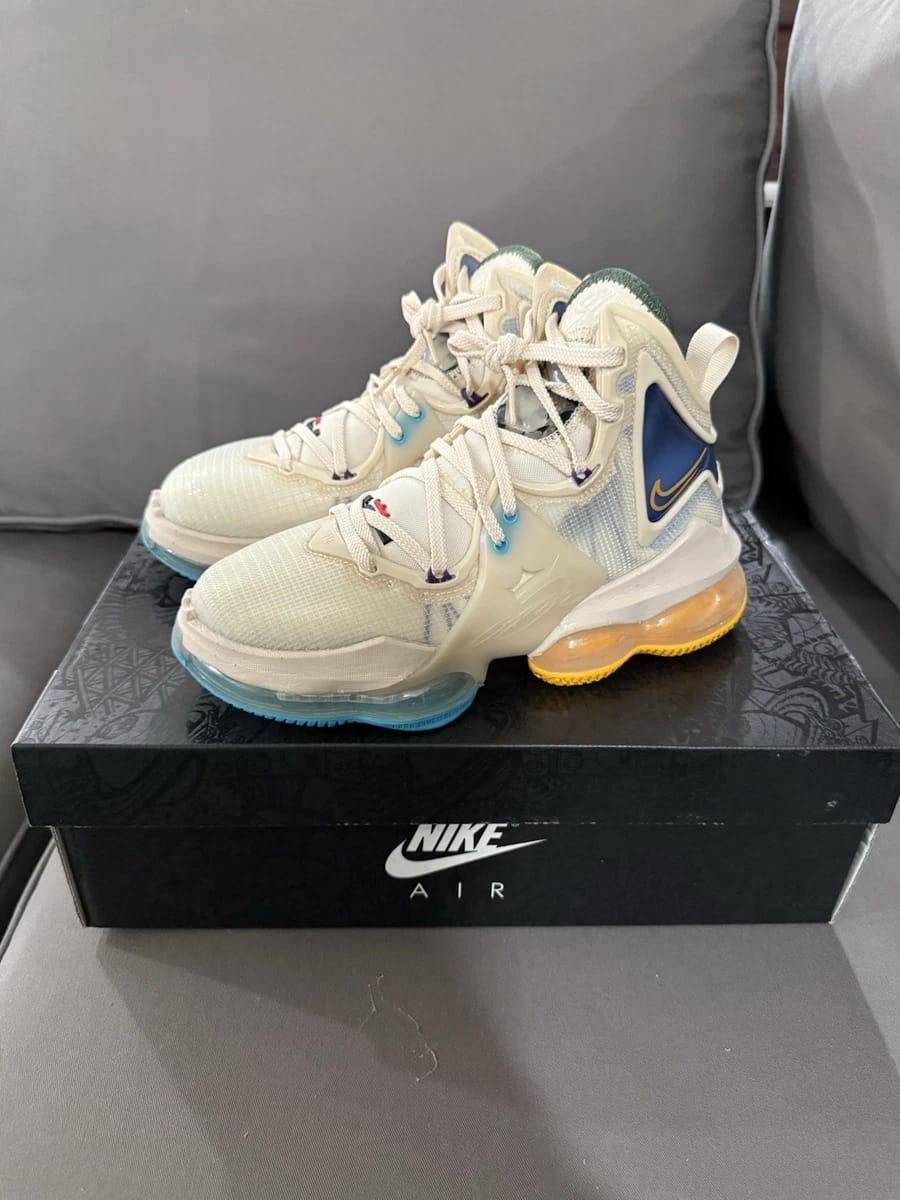 Nike LeBron 19 White - Shoe Boxs