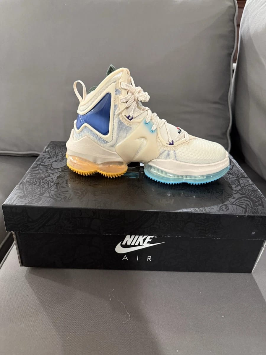Nike LeBron 19 White - Shoe Boxs
