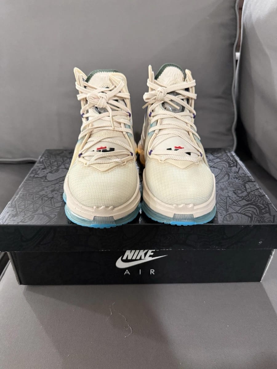Nike LeBron 19 White - Shoe Boxs