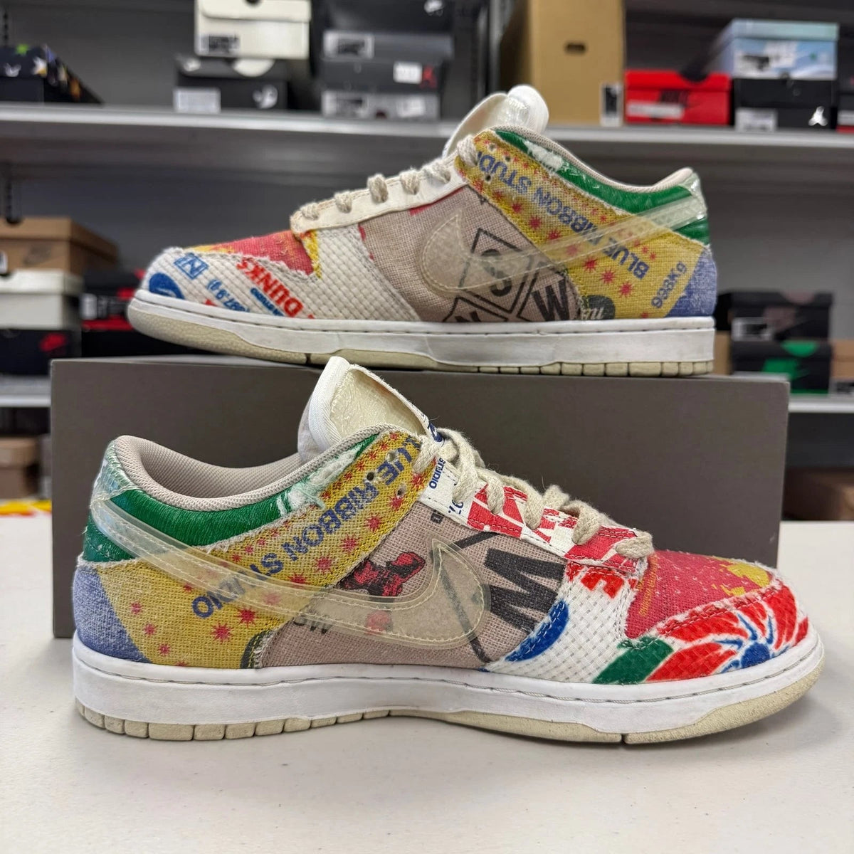 Nike SB Dunk Low Pro QS City Market - Shoe Boxs