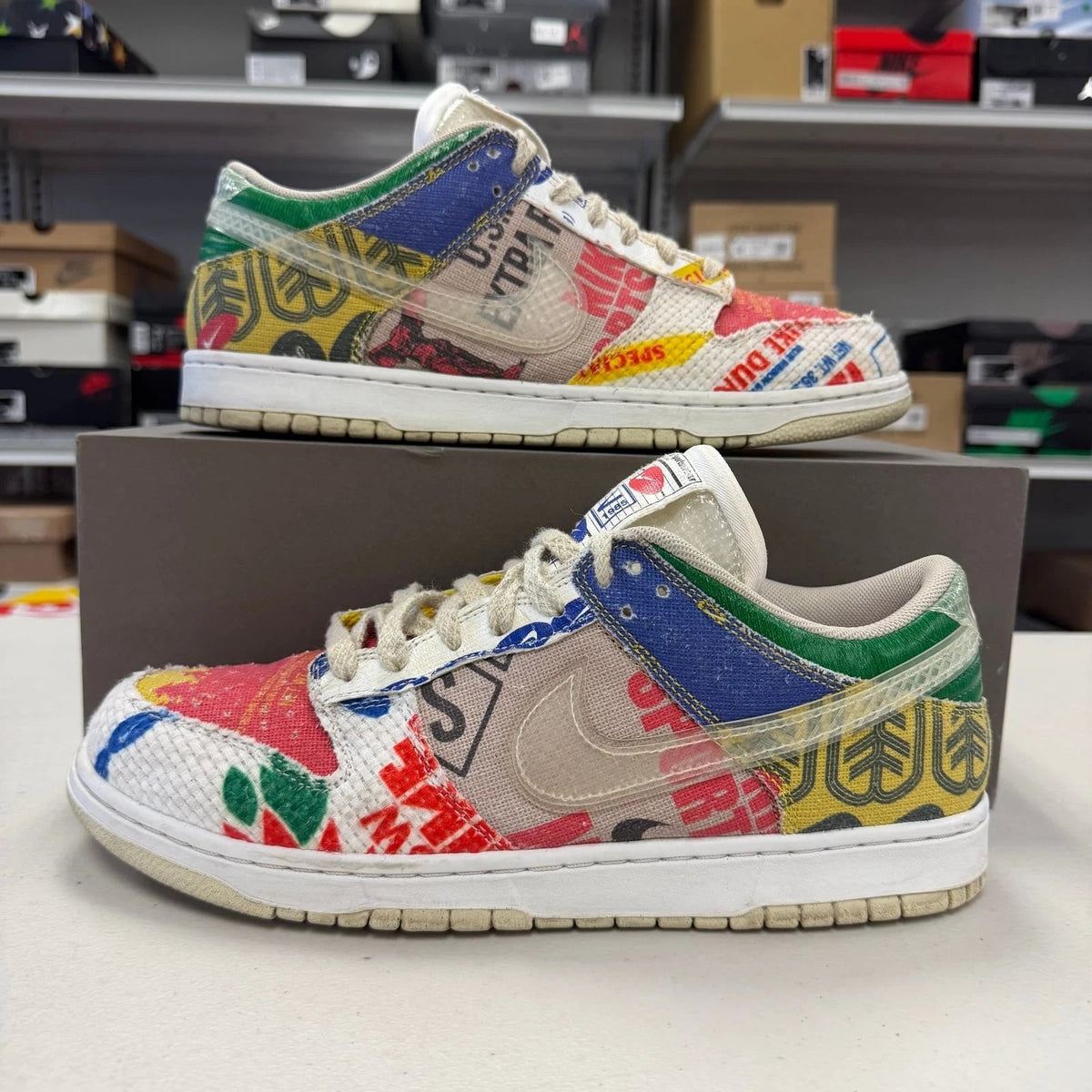 Nike SB Dunk Low Pro QS City Market - Shoe Boxs