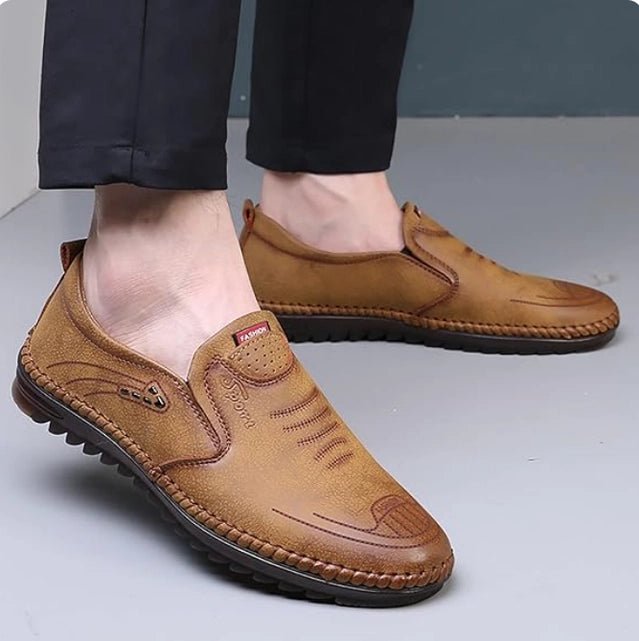 Oxford Casual Tan Shoes - Shoe Boxs