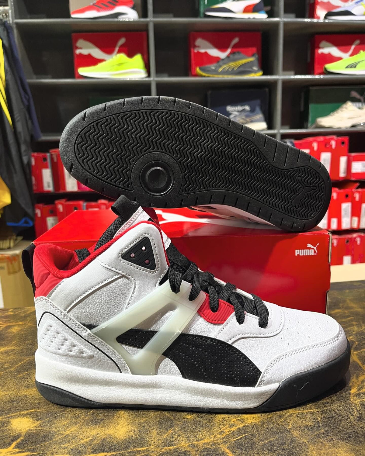 Puma Backcourt Mid White - Smart Khareed