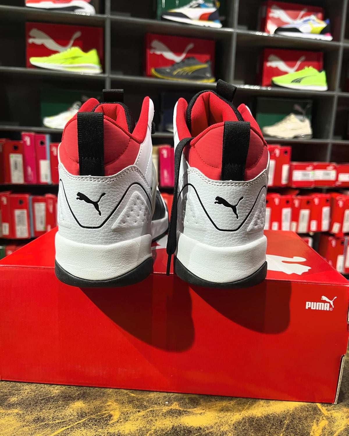 Puma Backcourt Mid White - Smart Khareed