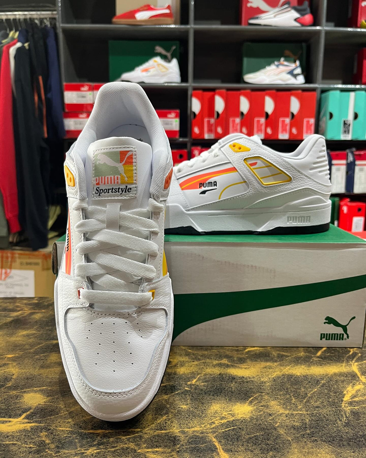 Puma SlipstreamBrand Love Unisex White - Smart Khareed