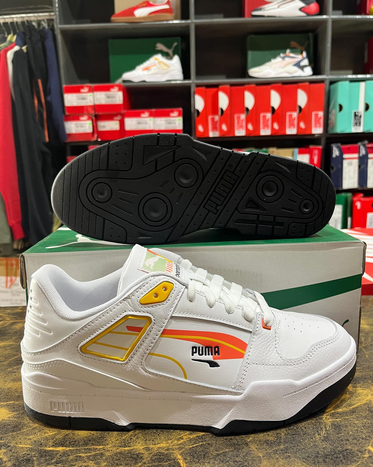 Puma SlipstreamBrand Love Unisex White - Smart Khareed